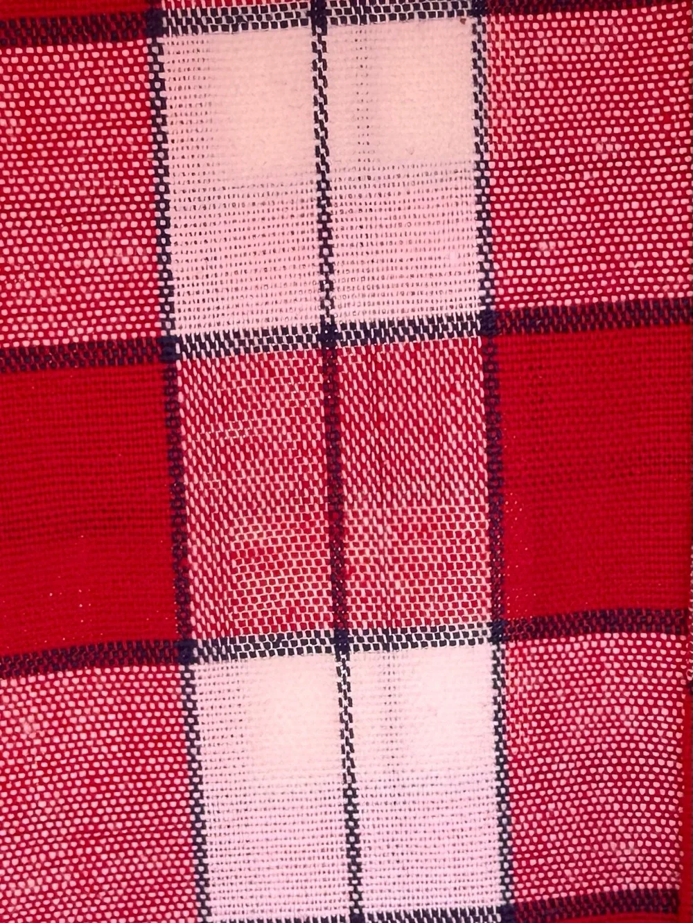 Longaberger 2001 All American Strawberry Basket with Plaid Liner & Tie on